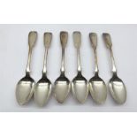 Set of 6 Victorian Silver Spoons