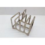 Silver hallmarked toast rack weight 101 grams