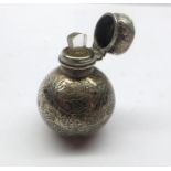 Small antique Silver scent bottle