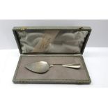 Boxed Dutch Silver server