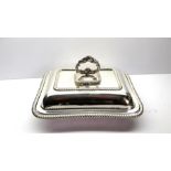 Antique silver plated vegetable dish
