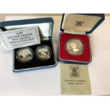 2 Silver Proof 10 Pence 2 Coin Sets