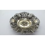 Continental 800 silver sweet dish