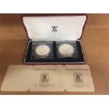 Royal Mint The Hashemite Kingdom of Jordan Silver Proof Coin Collection 1977