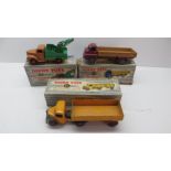 3 Dinky Toys 921 Articulated Lorry , 922 big bedford Lorry , 430 Breakdown Lorry