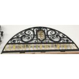 Wrought Iron County Court Offices half moon sign