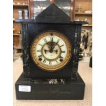 Marble mantle clock