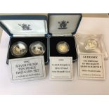 1992 Silver Proof Ten Pence Coin Set