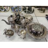 Collection of Silver Plate items