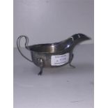 Sheffield Silver hallmarked gravy boat