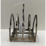 Sheffield Silver hallmarked toast rack weight; 97g