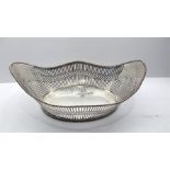 Large Dutch Silver bread basket