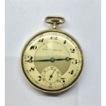 14ct Gold Continental Monte Ancre Pocket watch