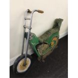 Vintage fairground carousel motorbike