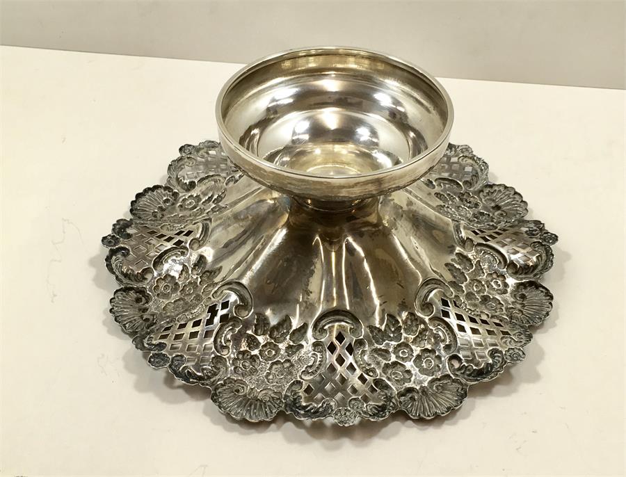 Hallmarked Silver Sweet Dish - Image 2 of 3