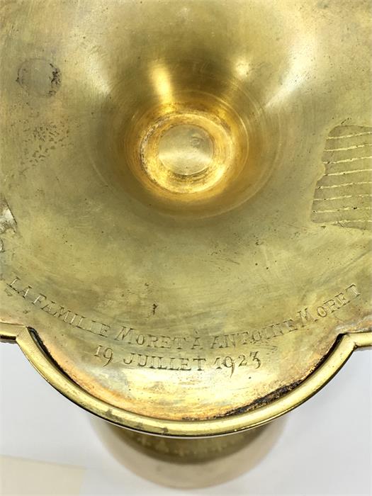 Large French Silver & Gilt Metal Chalice & Paten - Image 3 of 8