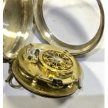 Antique 18th Century French Silver Verge Pocket Watch Berthoud Paris