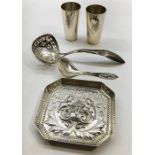 collection of Continental Antique Silver Items