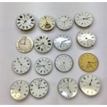 collection of antique Pocket Watch Movements