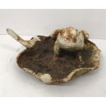 Cast Iron Frog Figurine