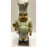 Large Pottery Chefs Figure measures approx 25ins tall