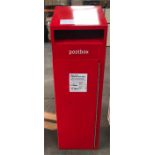 Terror red post box
