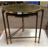 2 Brass tables