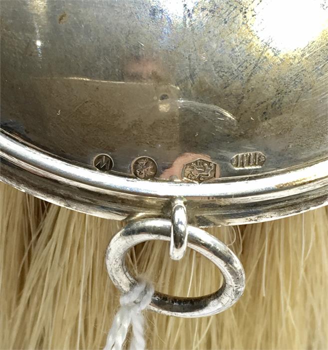 Large Dutch Silver Clothes Brush full dutch silver hallmarks - Image 2 of 3