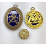 collection of masonic items / Jewels Norths & Hunts