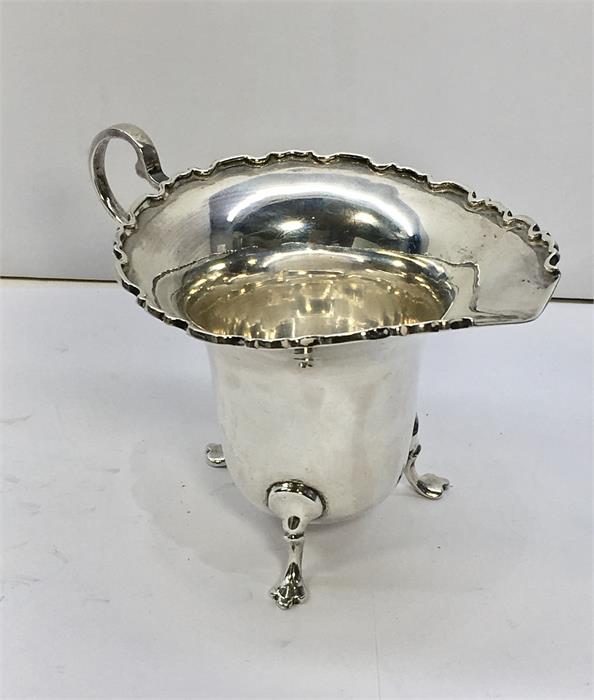 Hallmarked Silver Cream Jug full Birmingham silver hallmarks