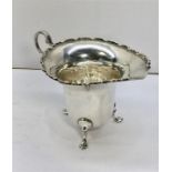 Hallmarked Silver Cream Jug full Birmingham silver hallmarks