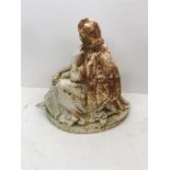 Cast Iron Lady Figurine