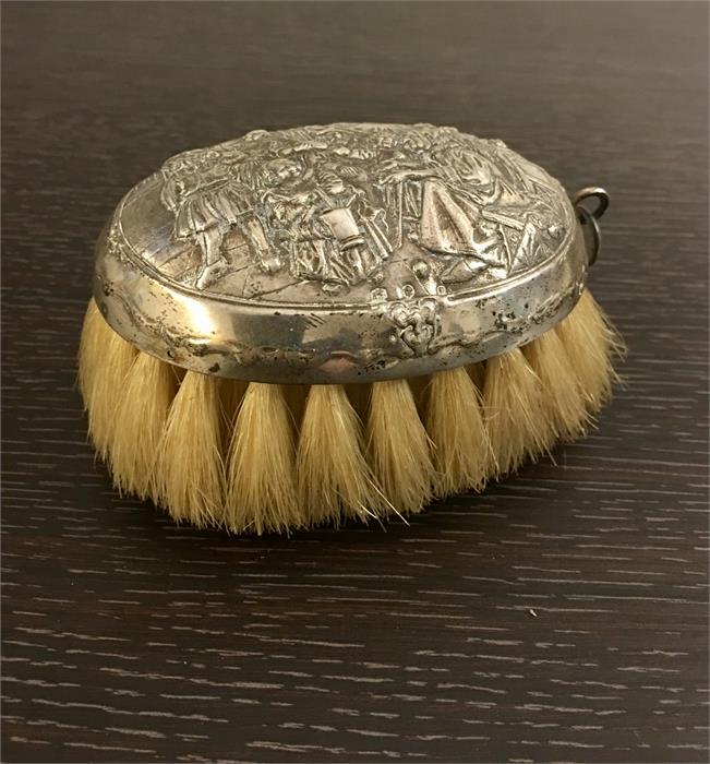 Decorative Dutch Silver Clothes Brush