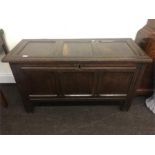 18th Century Oak Panelled Blanket Chest