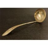 Large Dutch Silver Ladle full Dutch Silver hallmarks