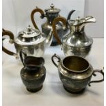 Antique Silver plated 5 Piece Tea & Coffee Service