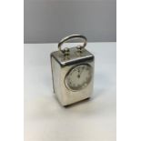 Antique Silver Carriage Clock