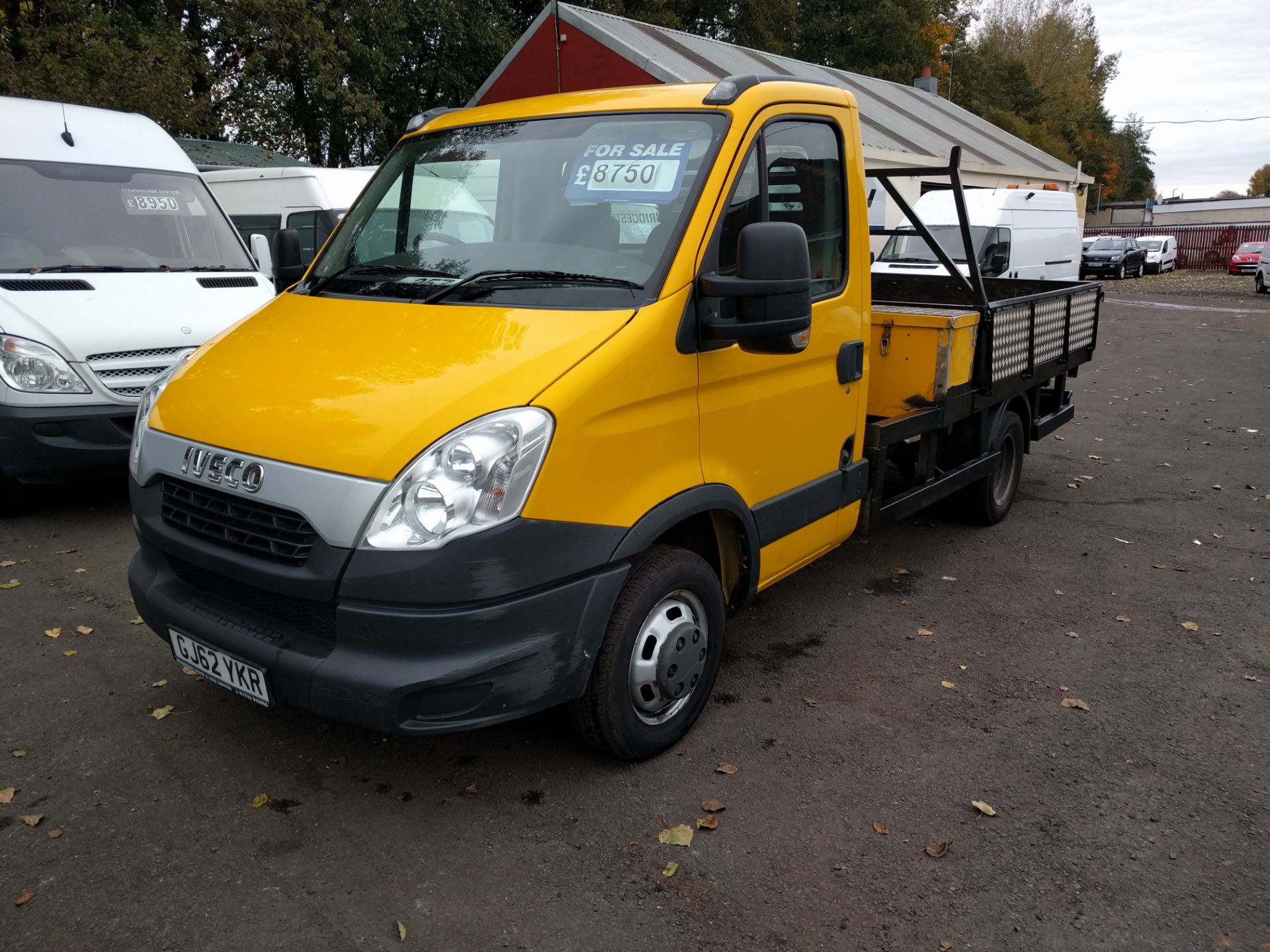 2012 IVECO 50C15 DROPSIDE WITH REAR COMPRESSOR AND ONLY 26000 M
