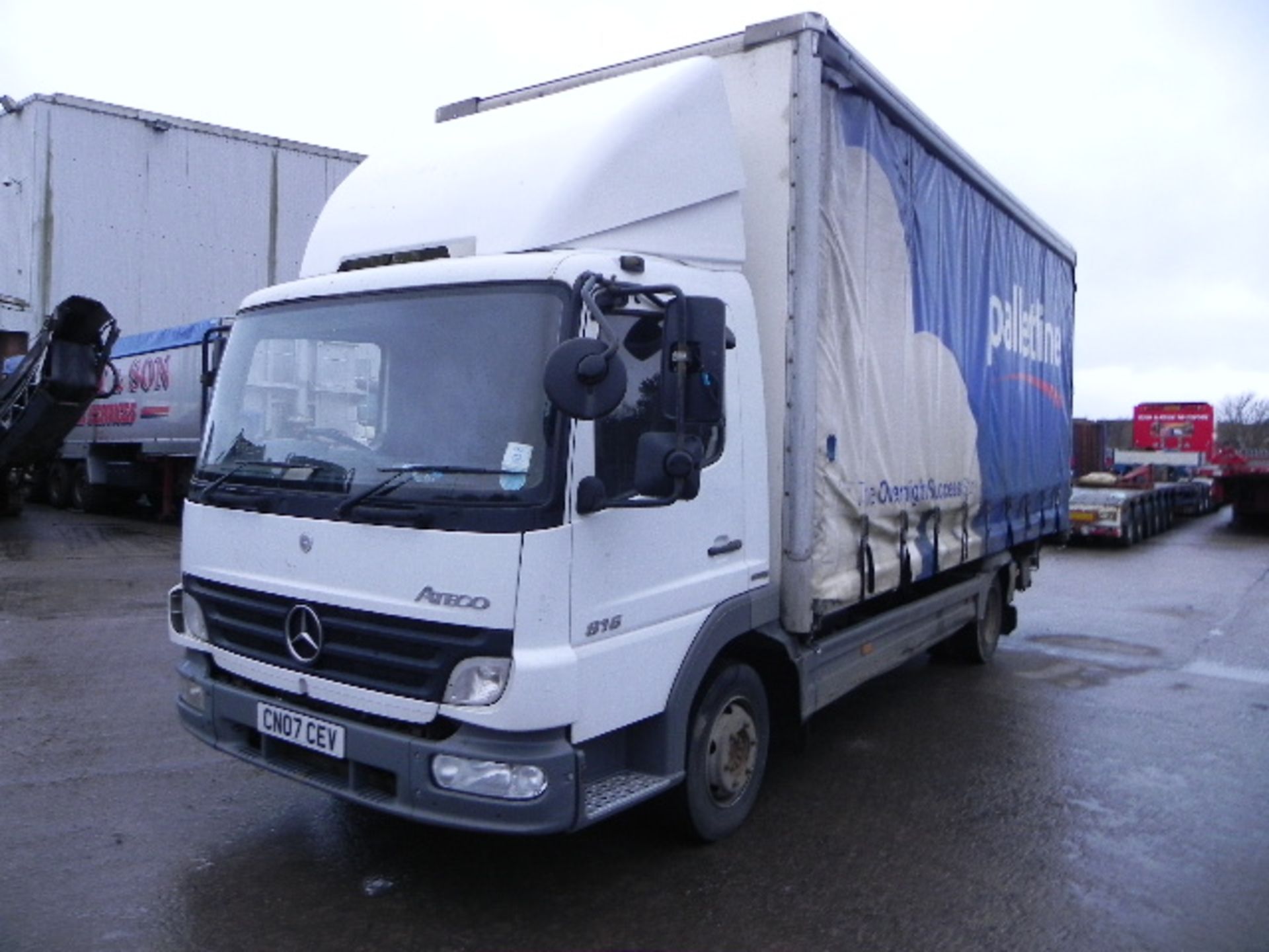 2007 MERCEDES 816 CURTAIN SIDER