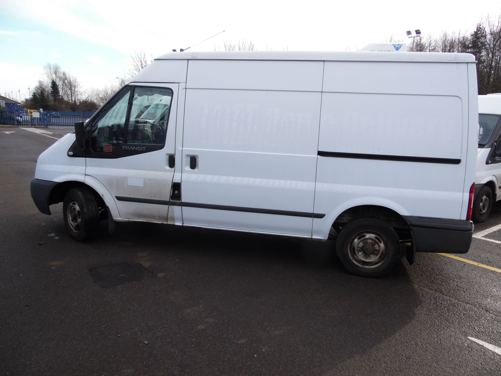 2011 FORD TRANSIT T300 FWD 85 FRIDGE VAN