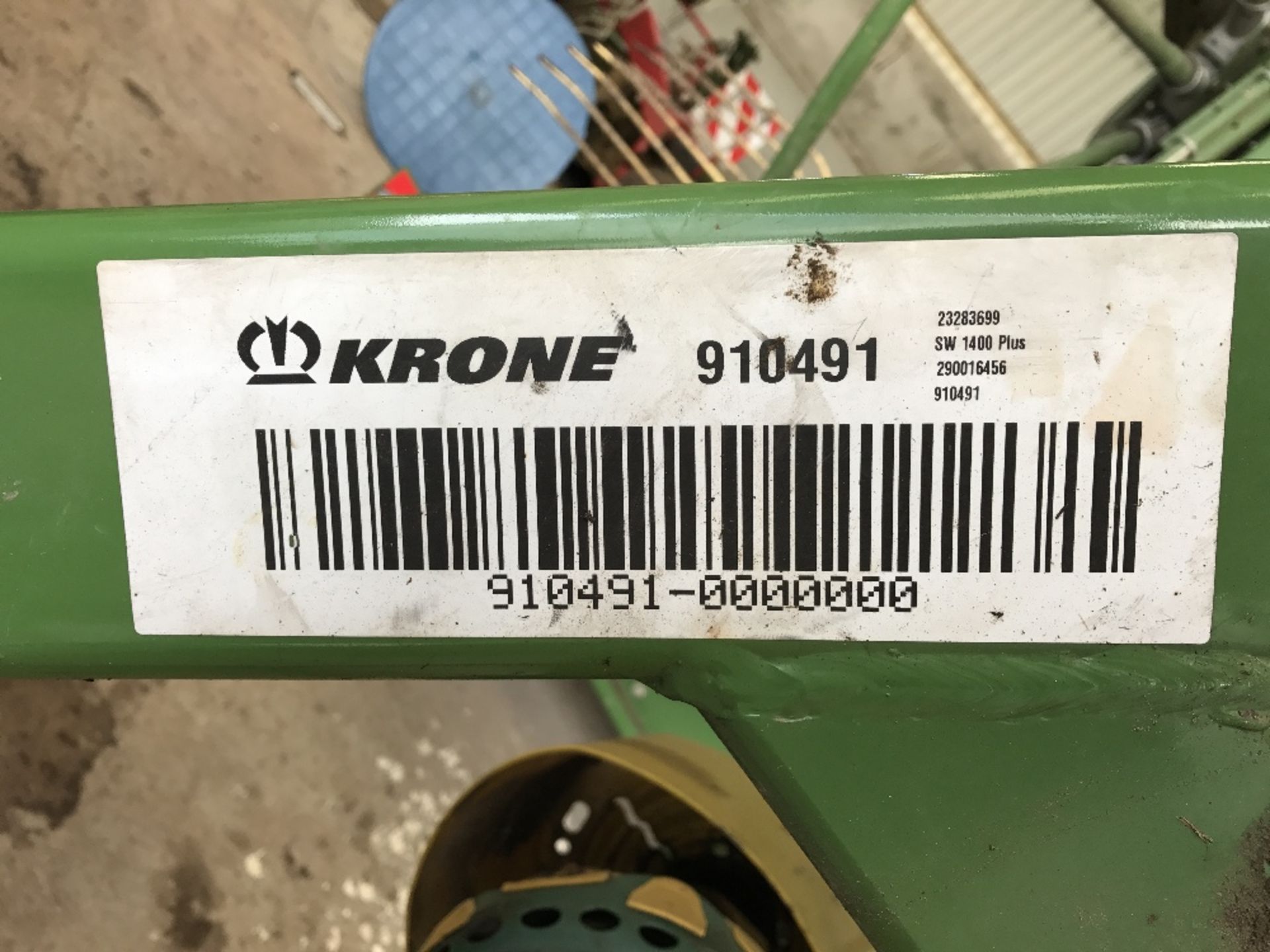 2015 Krone Swadro 50' 4 Rotor Rake - Image 4 of 4