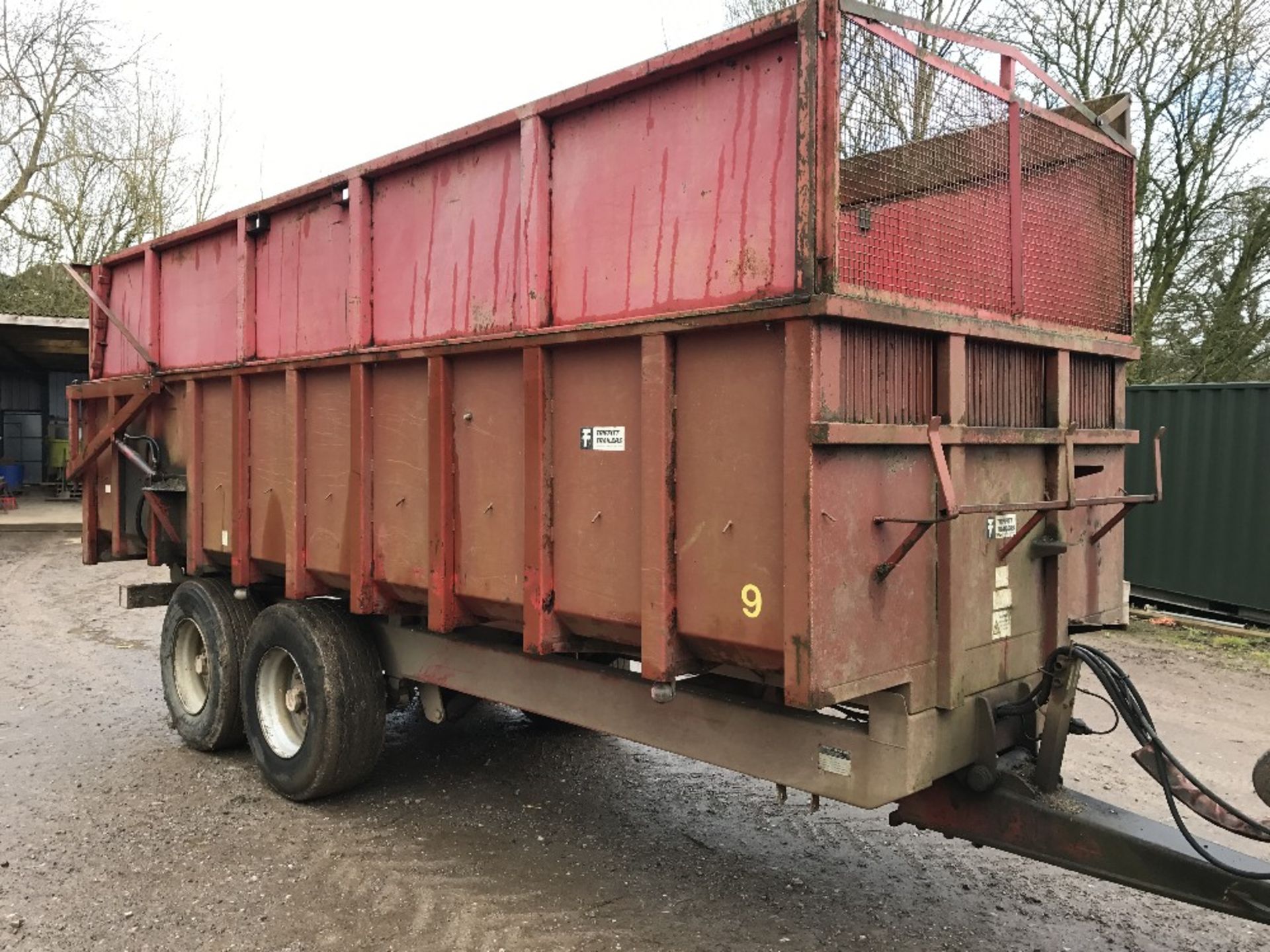 1996 12t Triffit Silage Trailer - Image 4 of 5