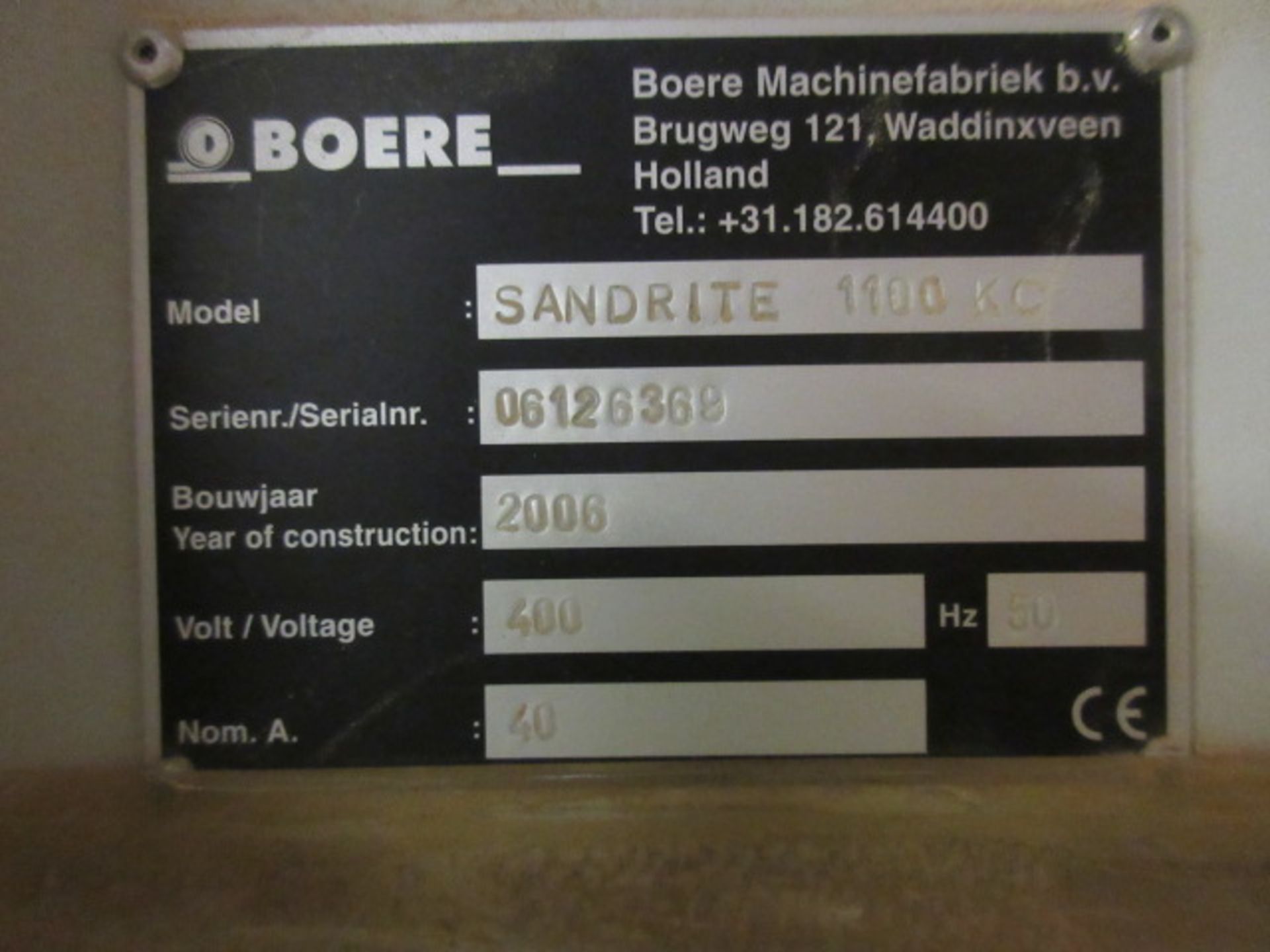 Boere Sandrite 1100KC throughfeed twin belt sander - Image 7 of 7