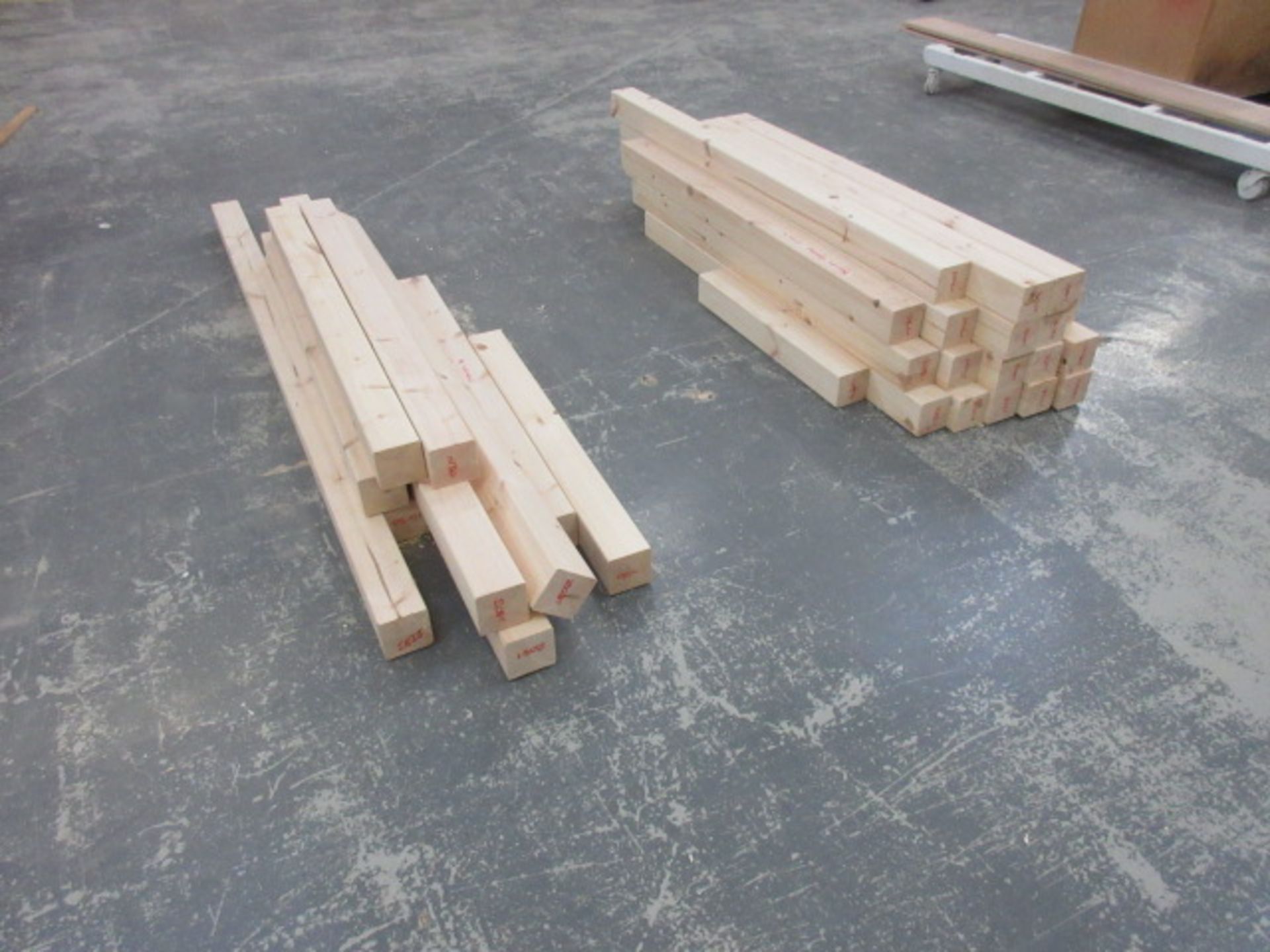 Quantity on newel post work in progress as lotted. - Image 2 of 3