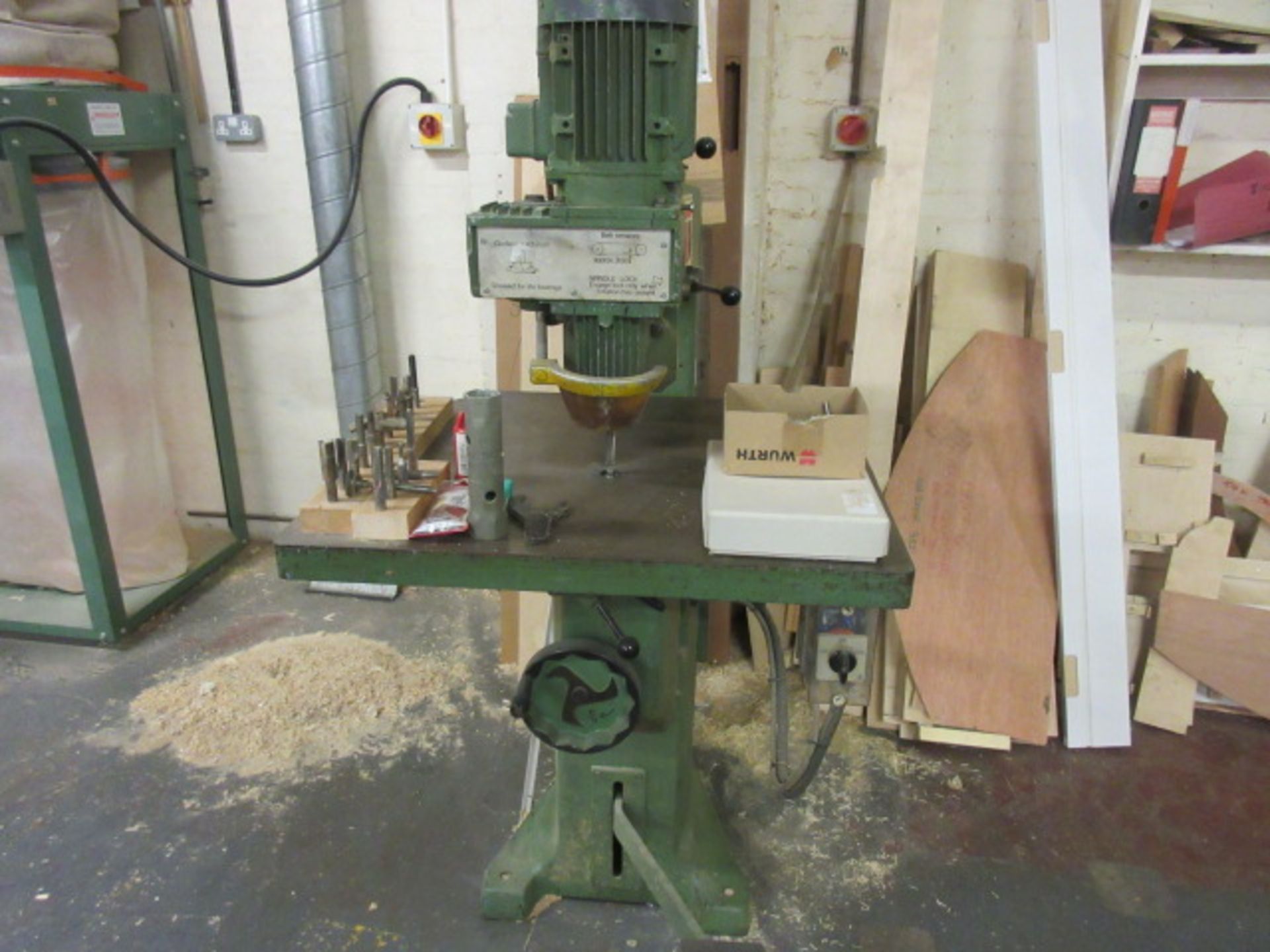 Wadkin URB router with tooling.Serial no: 88485