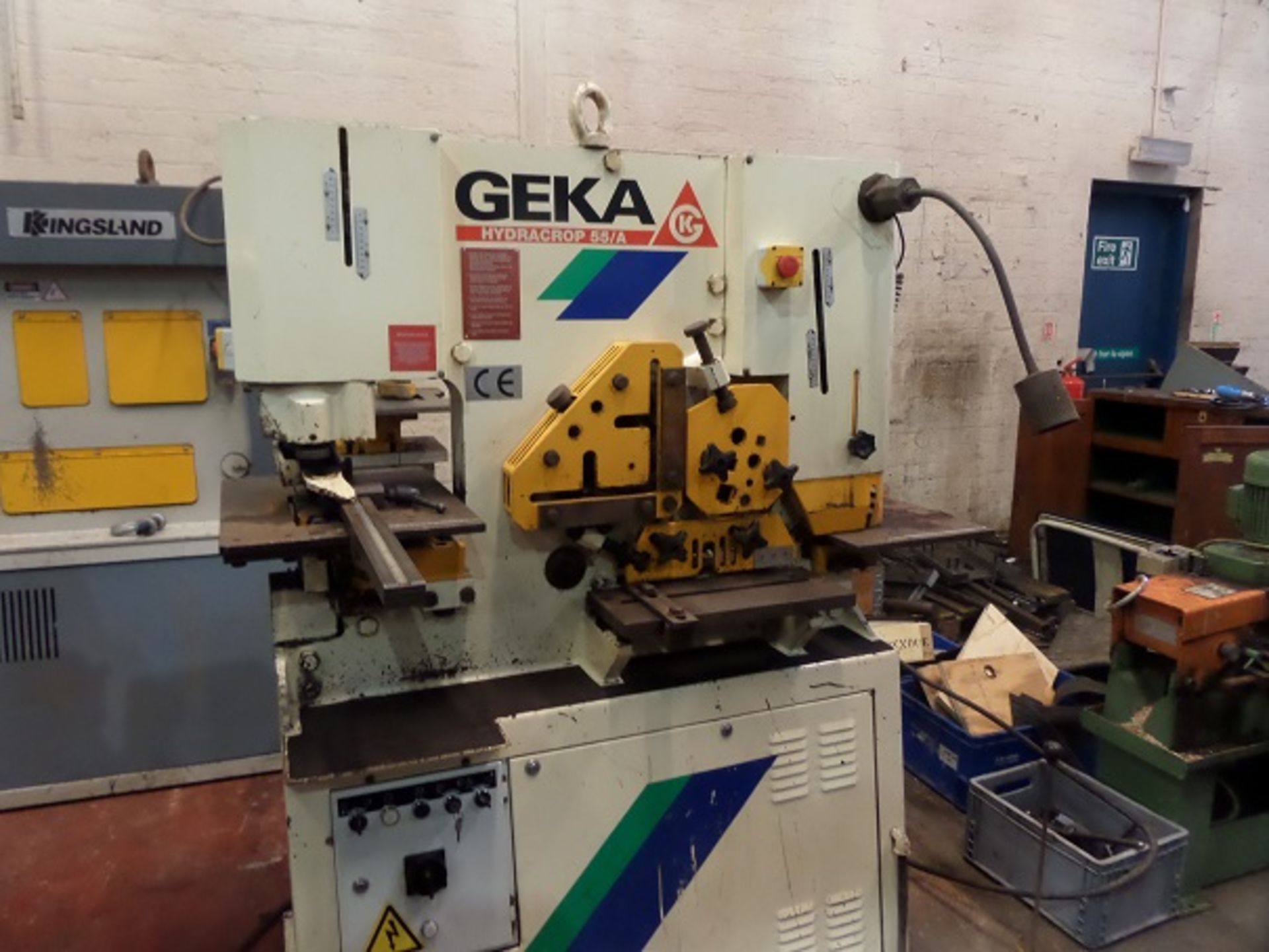 Geka Hydracrop 55A Universal Ironworker - Image 3 of 8