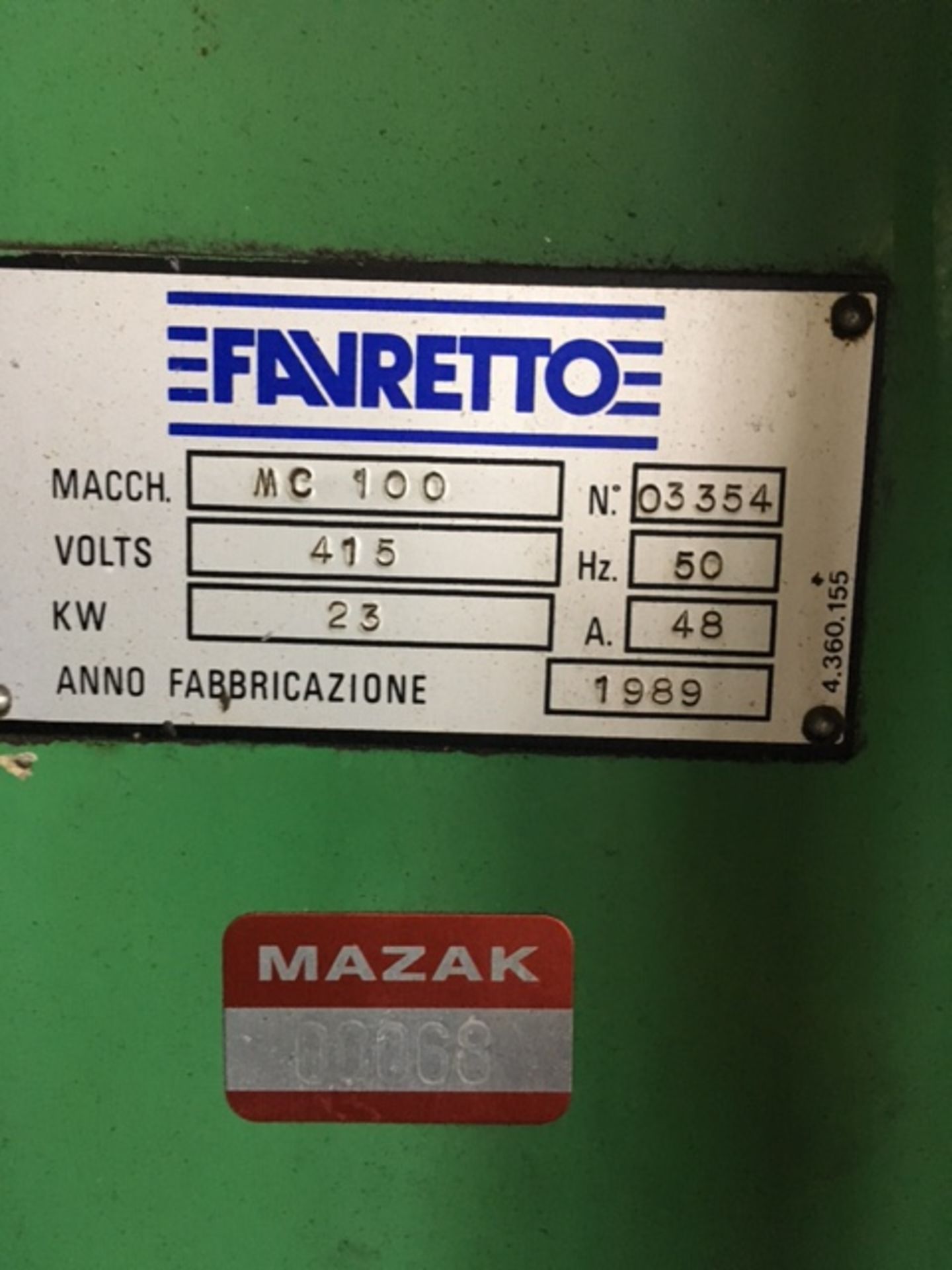 Favretto MC-100 CNC Surface Grinder - Image 5 of 5