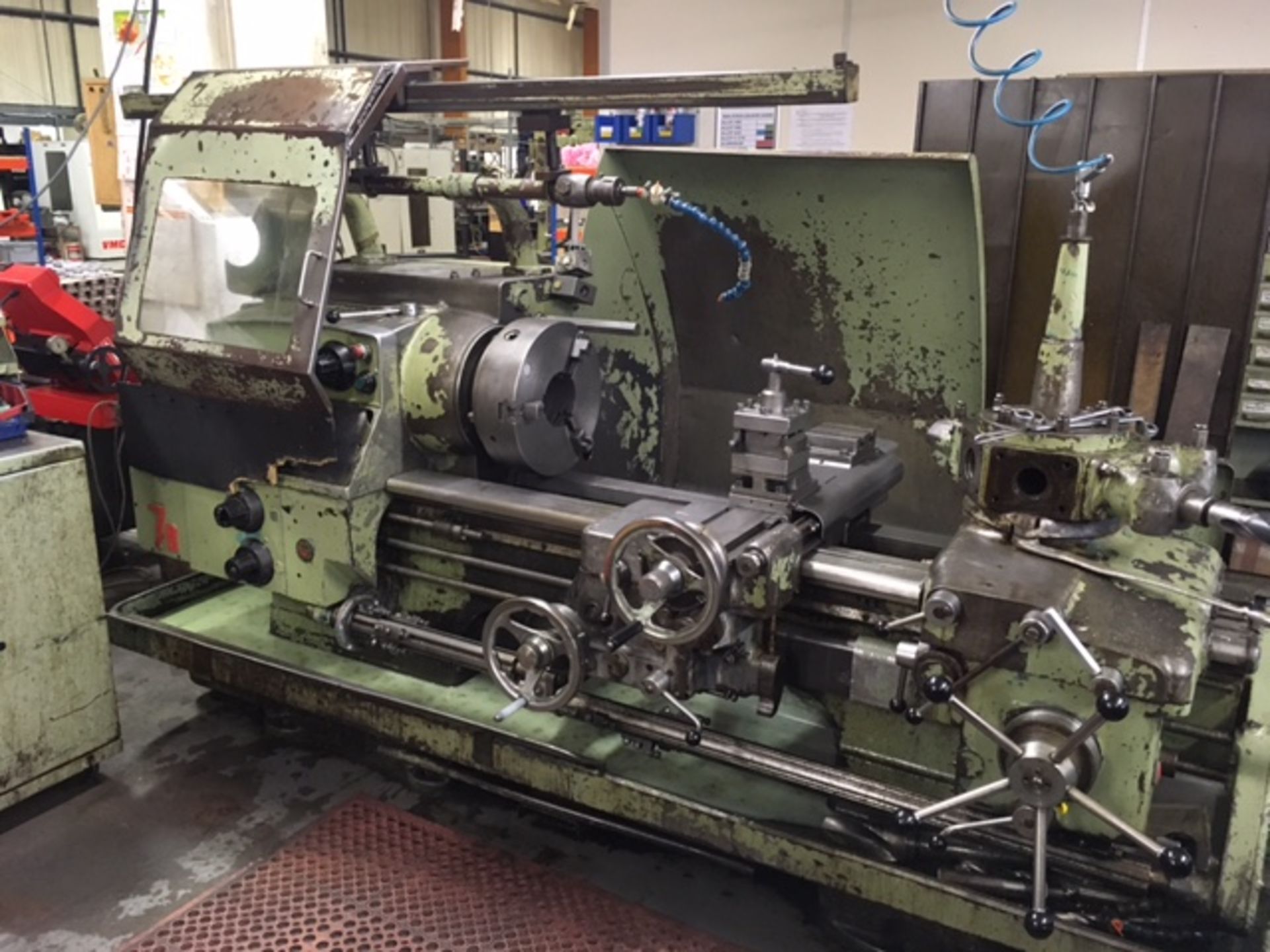 Ward 7D Big Bore Turret Lathe