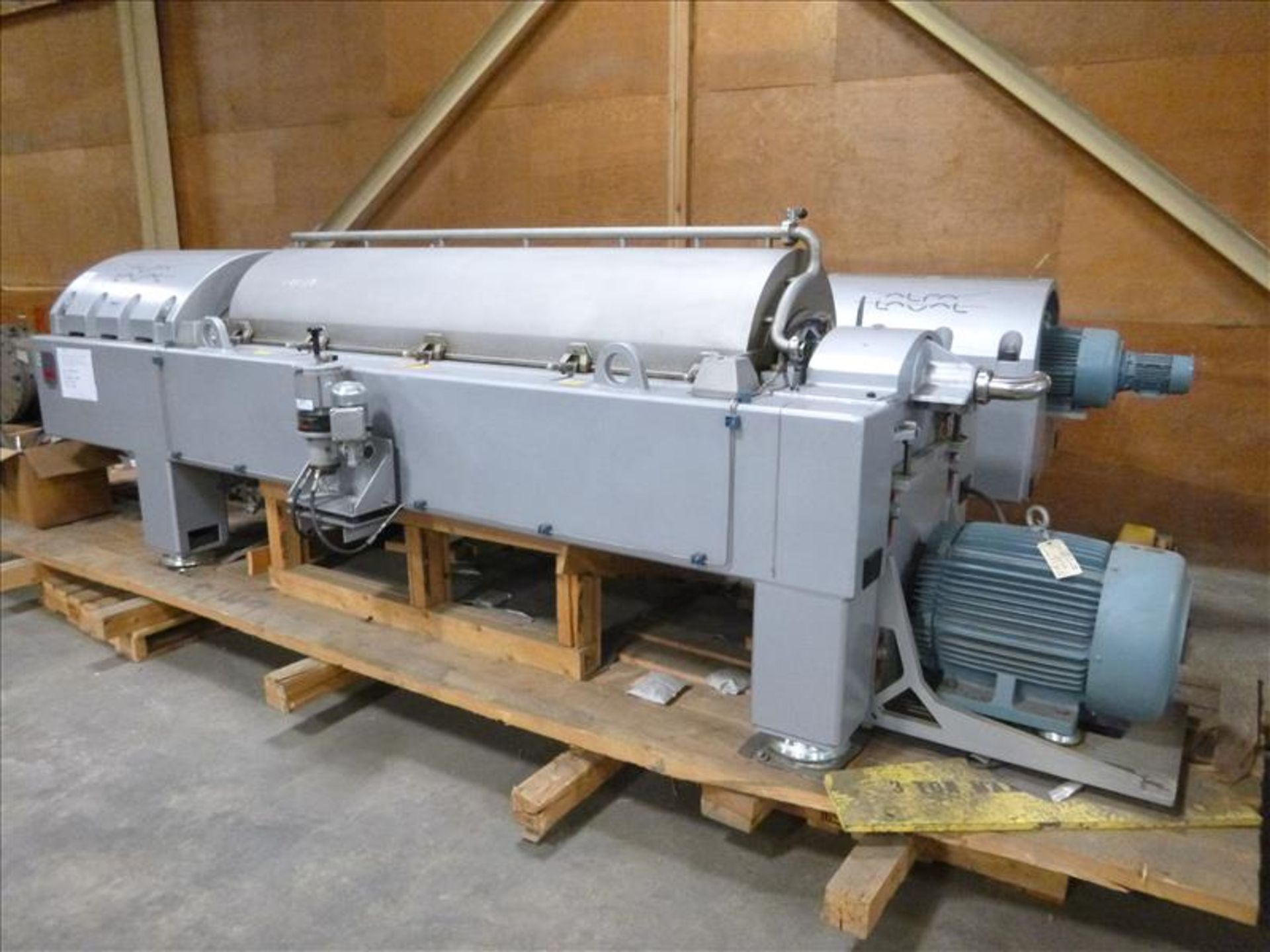 Qty. 1 Alfa Laval Centrifuge, type P2-500, ser. no. 5024270 (2008) c/w 8kNm DD Gear Reducer, 60 hp - Image 3 of 13