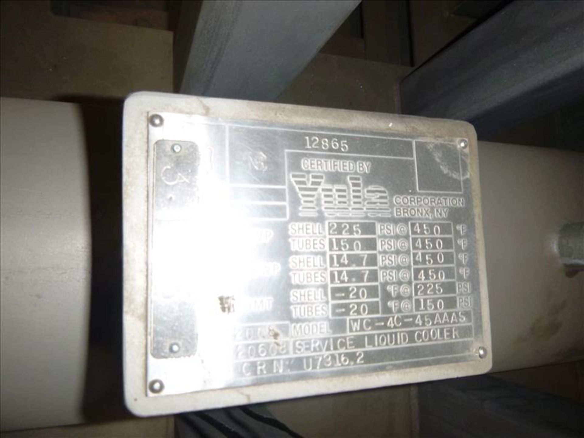 Vacuum Pump Package, SIHI, mod. TRB-710-900, ser. no. CA1361452-01, 40 hp c/w Yula heat exchanger, - Image 7 of 9